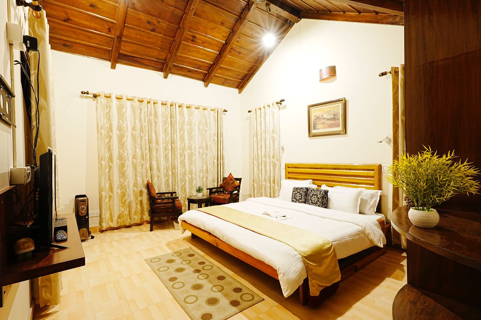 Bedroom 2 in Two-Bedroom Villa, Nainital